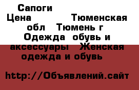 Сапоги Karma of Charme › Цена ­ 5 000 - Тюменская обл., Тюмень г. Одежда, обувь и аксессуары » Женская одежда и обувь   